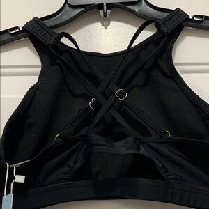3/$15 NWT Black Bathing Suit Swim Top Size Small